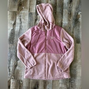 Reebok Women's Pink fleece  Jacket with Hood